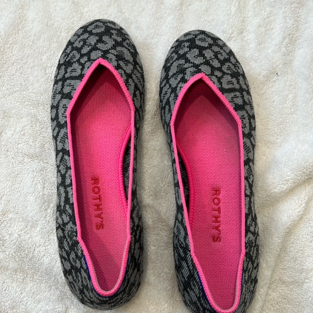 Rothy The Flat in Haze Spot pattern